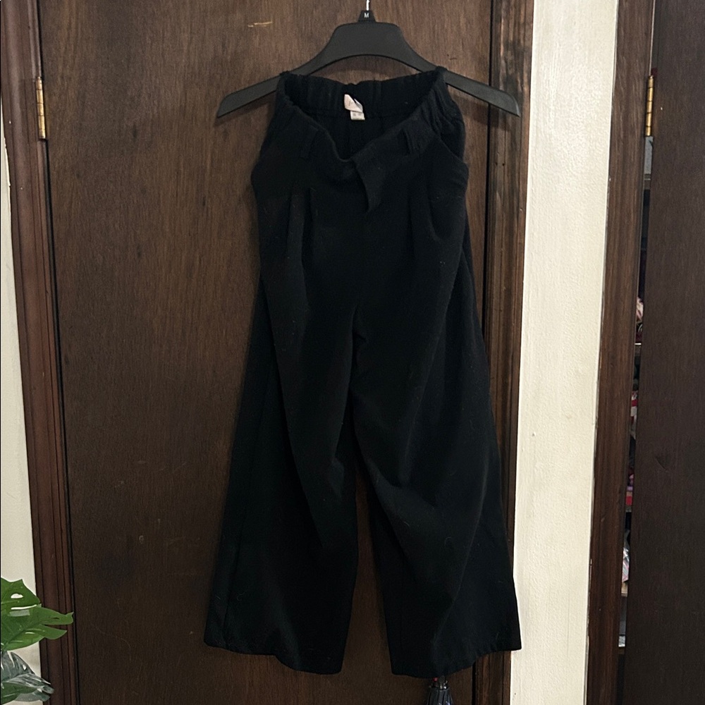 HALARA Black Wide-Leg Pull-On Pants